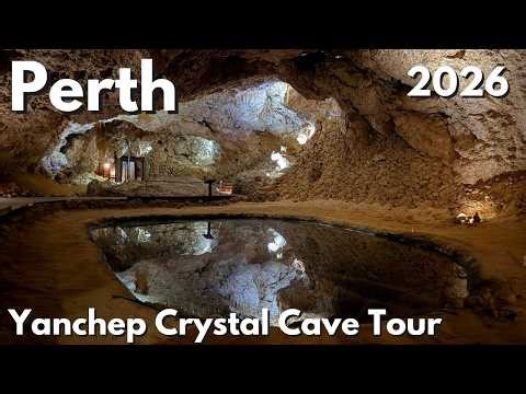 Yanchep Crystal Cave Tour 2026 — Entrance, Guided Cave Walk and Underground Formations (4K)