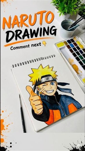 Naruto Uzumaki Drawing, #shorts #naruto #anime #drawing #art