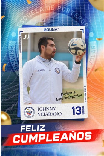 ¡Feliz cumpleaños profe ioniii!! Que sigan los éxitos y los goleros mejorando y evolucionando cada día. 🧡 #academia #Creedportetos #trujillo #fyy #felizcumpleaños