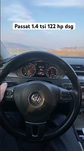 Volkswagen Passat b7 1.4 tsi 122 hp dsg 0-100 km/h hızlanması. #automobile #wolksvagen #passat #dsg