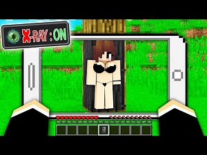 AKU MENEMUKAN CEWEK SEKSI DI TENGAH HUTAN DENGAN KAMERA X-RAY IPHONE TERCANGGIH DI DUNIA MINECRAFT !
