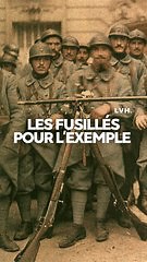 Les FUSILLÉS pour l'EXEMPLE