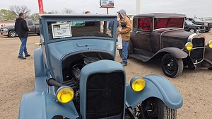 West Texas Roundup car show quick look, 55 Chevy, T hot rod, Ford F1, A model | Samspace81