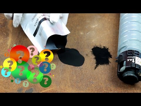 How to identify toner and developer in Photocopier or Printer