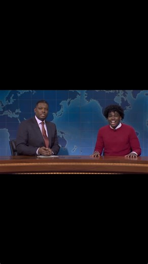 Junior Des on Instagram: "It was bring your Nephew to work day at snl , Tyson is coming for everything this Christmas year . . . #snl #funny #kampatterson #christmas #explore #reels @kamsoofunny"