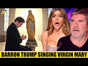 Astonishing ! Barron Trump Sings "Virgin Mary, You’re the Only Way" | America’s Got Talent Live 2025