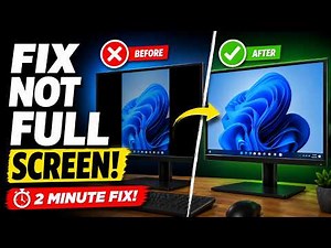 Why is My PC Not Displaying Full Screen?