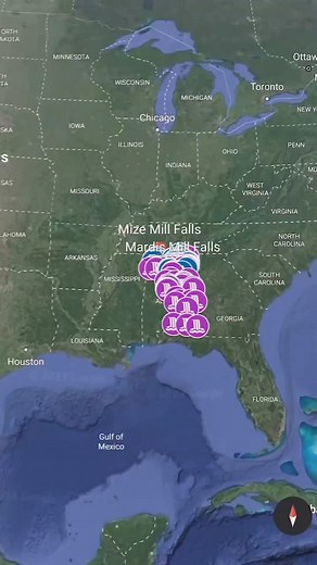 85K views · 1K reactions | A map full of Alabama waterfalls? Yes...