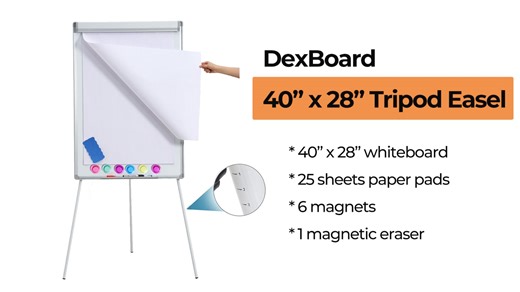 Watch 40x28 Whiteboard Easel on Amazon Live