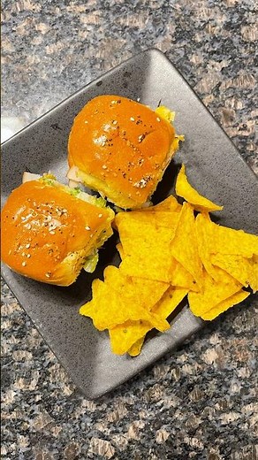 Easy Turkey & Cheese Brioche Sliders 🧀 | Quick Sandwich Sliders