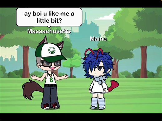 Mass x new hamp mentioned!!L #fyp #fypシ #viral #gacha #statehumans | Gacha