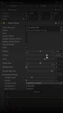 How to configure an AudioSource in Unity | General properties