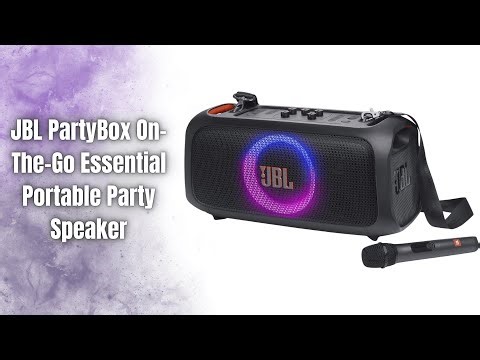 JBL PartyBox On-The-Go Essential Review | Portable Party Speaker With Wireless Mic!