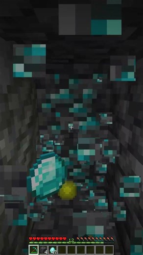 FOUND THE RAREST DIAMOND ORE | MINECRAFT #shorts #minecraft