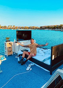 21M views · 154K reactions | Giving My Friend A Floating Bedroom!  | Jackson ODoherty | Facebook