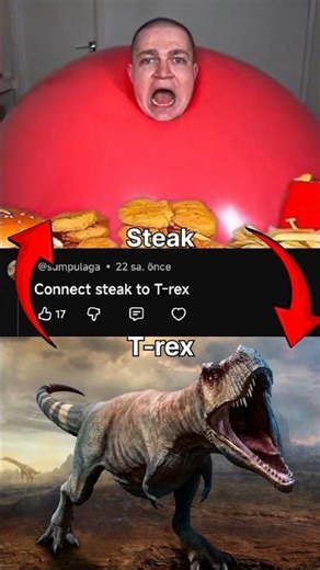 Connect Steak to T-rex?