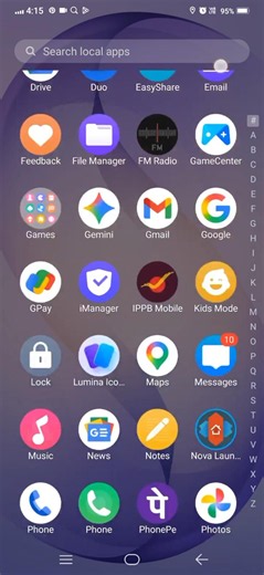 How to change home screen in vivo mobiles | nova launcher | #smartphone #tech