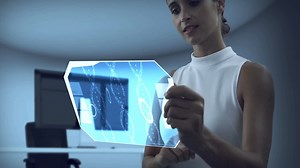 Woman using digital screen | Free Stock Video Footage