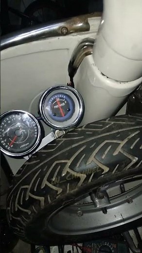 Amper Bensin di Vespa plus RPM a.k.a Tachometer #tachometer #amperbensin #vespa #scooter