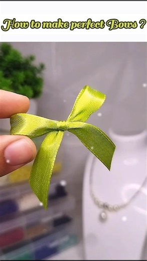 How to Make Perfect Ribbon Bows 🎀 Easy DIY Tutorial#DIYCrafts #RibbonBows#lifehacks