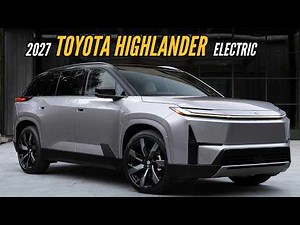 2027 Toyota Highlander Electric: Exterior and Interior Walkaround | AUTOBICS