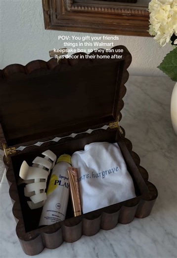 So much better than wasteful packaging! 🧺🤍💌 custom tank by me! @Shop Kirsten #giftideas #walmartfinds #giftsforher #giftingideas