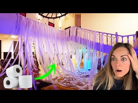 Llenamos la casa de rollos de papel reacción Mireia