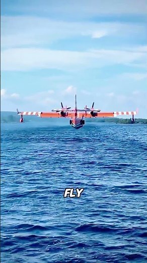 How do fire-fighting aircraft fill their fuel tanks in ten seconds?#facts #shorts #plane #fire