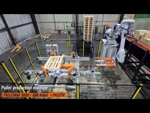 STAKMA: PALLETMAX9000 + ABB Robot + PALLETX | United States