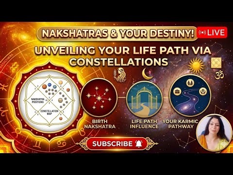 Nakshatra and your destiny unwilling your life path via constellation