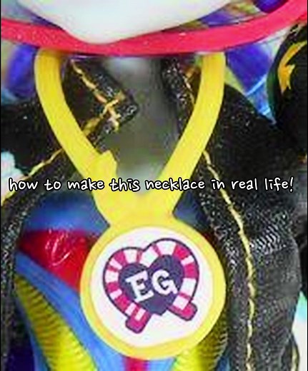 how to make the eqg doll necklace irl ! :3 #mlp #mylittlepony #nostalgia #equestriagirls #diy #CapCut