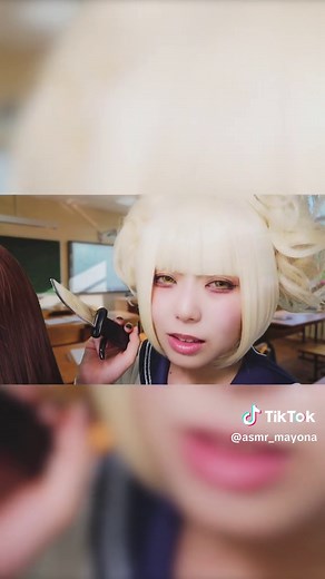 ASMR 髪の毛いじりロールプレイ｜トガヒミコ×梅雨 授業中の百合シーン