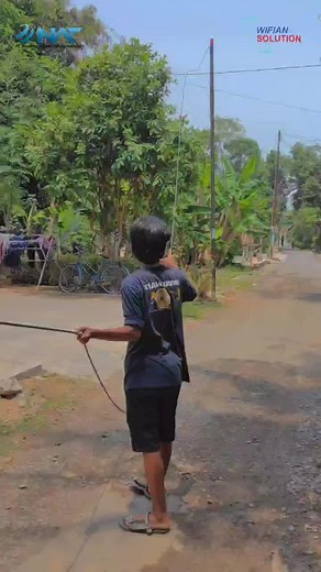 construction of new line #internetserviceprovider #wifi