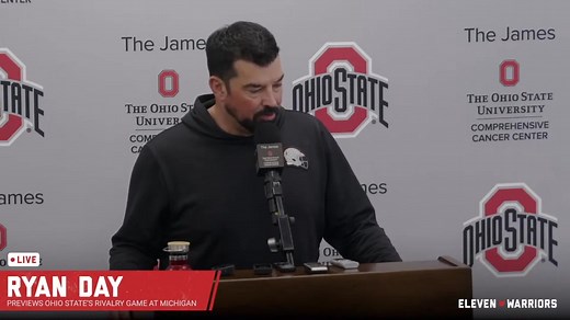 Ryan Day on his message to Julian Sayin this week: "He's got to do his job, make great decisions and ultimately be the guy that leads his team to victory. That's the No. 1 goal. The rest of it is gravy." | Eleven Warriors