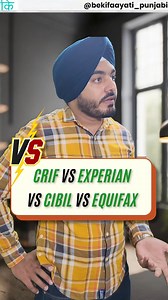 CRIF vs Experian vs CIBIL vs Equifax || bekifaayati Punjabi ਕੀ ਤੁਸੀਂ ਇਸ ਬਾਰੇ ਉਲਝਣ ਵਿੱਚ ਹੋ ਕਿ ਵੱਖ-ਵੱਖ ਐਪਸ ਵੱਖ-ਵੱਖ ਕ੍ਰੈਡਿਟ ਸਕੋਰ ਕਿਉਂ ਦਿਖਾਉਂਦੇ ਹਨ? ਇਹ ਇਸ ਲਈ ਹੈ ਕਿਉਂਕਿ ਉਹ ਵੱਖ-ਵੱਖ ਕ੍ਰੈਡਿਟ ਬਿਊਰੋ ਤੋਂ ਸਕੋਰ ਵਰਤਦੇ ਹਨ — ਕੁਝ ਐਪਸ ਤੁਹਾਡਾ CIBIL ਸਕੋਰ ਦਿਖਾਉਂਦੇ ਹਨ, ਜਦੋਂ ਕਿ ਹੋਰ Experian, Equifax, ਜਾਂ CRIF ਸਕੋਰ ਦਿਖਾ ਸਕਦੇ ਹਨ। ਜ਼ਿਆਦਾਤਰ ਮਾਮਲਿਆਂ ਵਿੱਚ (90% ਸਮਾਂ), ਤੁਹਾਡਾ CIBIL ਸਕੋਰ ਸਭ ਤੋਂ ਮਹੱਤਵਪੂਰਨ ਹੁੰਦਾ ਹੈ, ਖਾਸ ਕਰਕੇ ਘਰੇਲੂ ਕਰਜ਼ਿਆਂ ਵਰਗੇ ਕਰਜ਼ਿਆਂ ਲਈ। ਹਾਲਾਂਕਿ, ਹੋਰ ਸਕੋਰ ਵੀ ਇੱਕ ਭੂਮਿਕਾ ਨਿਭਾਉਂਦੇ ਹਨ — ਉਦਾਹਰਣ ਵਜੋਂ, CRIF ਅਕਸਰ ਪੇਂਡੂ 