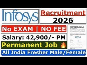 Infosys Recruitment 2026 | Infosys Fresher Jobs 2026 | Infosys Job Vacancy 2026 | Off-Campus Hiring