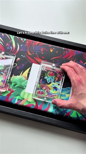 Framing My Bulbasaur Evolution Line Artwork