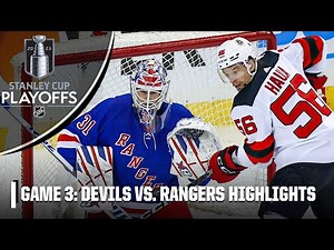 New Jersey Devils vs. New York Rangers: First Round, Gm 3 | Full Game Highlights