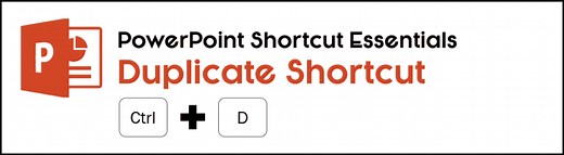 Duplicate vs. Copy and Paste (PowerPoint Super Shortcut)