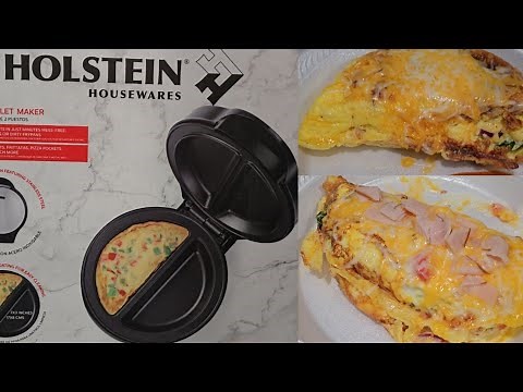 We're Making Quick & Easy Omelets | Holstein Omelet Maker Review