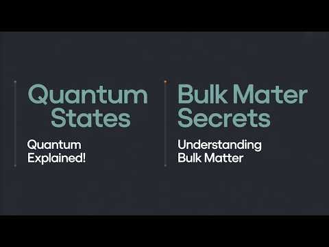 Properties of Bulk Matter Explained | Density, Elasticity, Conductivity & More