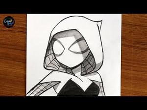 How to Draw Spider Girl Step by step