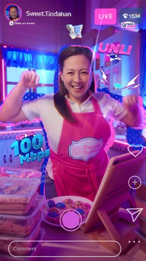 Habang liveselling, hindi pwedeng mabitin si Nanay. Kaya dapat BILISigurado (vs. Globe non-Fiber internet) ang internet with Globe GFiber Prepaid with RELOADABLE UNLI INTERNET para sa UNLI Benta! Mag-enjoy sa bilis at sulit ng Globe GFiber Prepaid! ⚡Up to 100 Mbps (ave. broadband speed of 80 Mbps w/ min. broadband Speed of 30 Mbps at 80% service reliability) ⚡Reloadable UNLI Internet ⚡Install agad within 24 hours in serviceable areas Para sa benta ni Nanay, siguradong mabilis (vs. Globe Non-Fibe