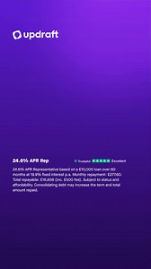 Want to lower the cost of your existing credit? Of course you do. We’ll aim to help you combine all of your monthly credit payments into one simple loan payment. How? - Apply for a loan with us in app in less than 2 minutes (it will have no impact on your credit score) - We'll aim to give you an instant decision - If we can offer you a lower interest rate, we will - Use your loan funds to pay off your existing balances - Keep up with one monthly payment until you’ve paid off your loan | Updraft