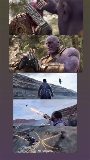 Infinity Gauntlet Low Battery Mode #marvel #thanos #eternals #viral