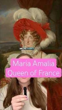 The last Queen of France, Maria Amalia #womenshistory #queenoffrance #frenchrevolution