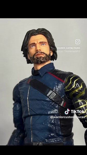 Marvel Legends custom figure - Bucky Barenes #marvellegends #thunderbolts #wintersoldier #buckybarnes #customfigures #toyphotography #actionfigures #toysoftiktok #fyp #mcutok #customactionfigures
