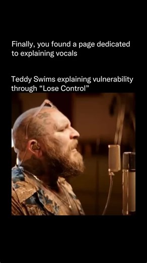 Explaining Vocals | “Lose Control” by Teddy Swims became a breakout moment because of its emotional honesty and vocal restraint. Released in 2023, the song... | Instagram