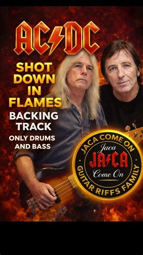 AC/DC – Shot Down In Flames 🎸 Backing Track | Drums & Bass Only 🔥 JAM NOW!