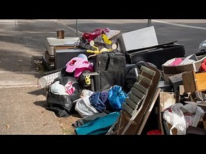 Riding around town on garbage day looking for scrap metal